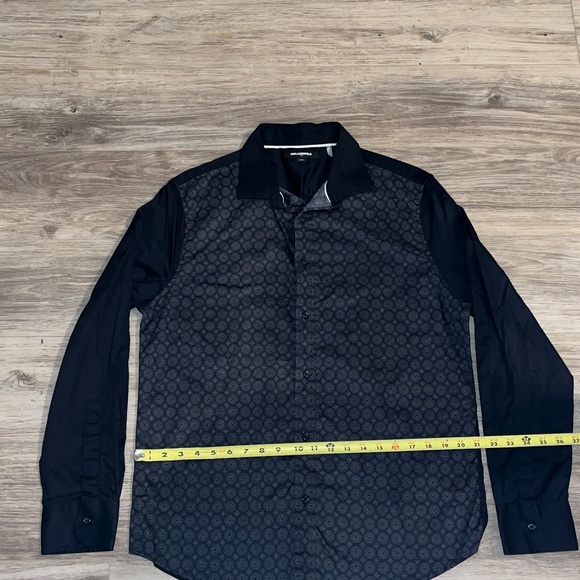 Karl Lagerfeld - Men's Long Sleeve Button Down - Picture 5 of 7